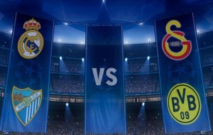 Real MadridGalatasaray y MálagaBorussia Dortmund, los partidos de Liga de Campeones de esta noche