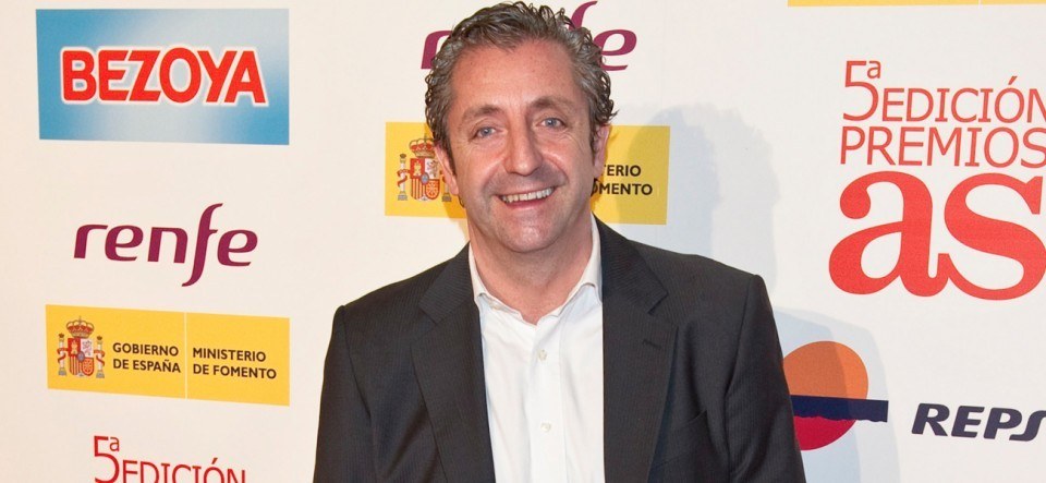 El presentador de Punto Pelota, Josep Pedrerol en los premios As del Deporte