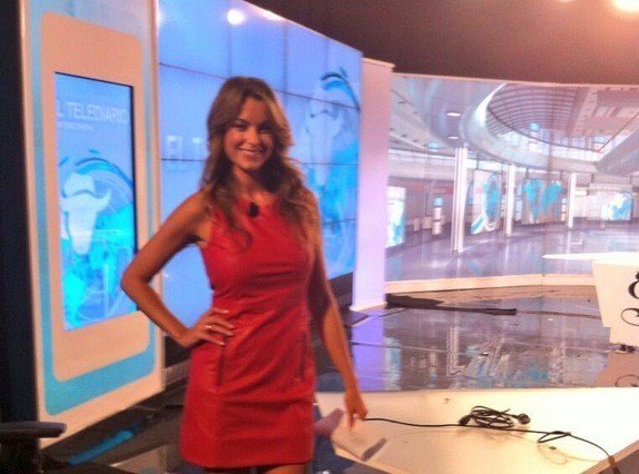 Mónica Martínez debutó ayer presentando los deportes en Intereconomía