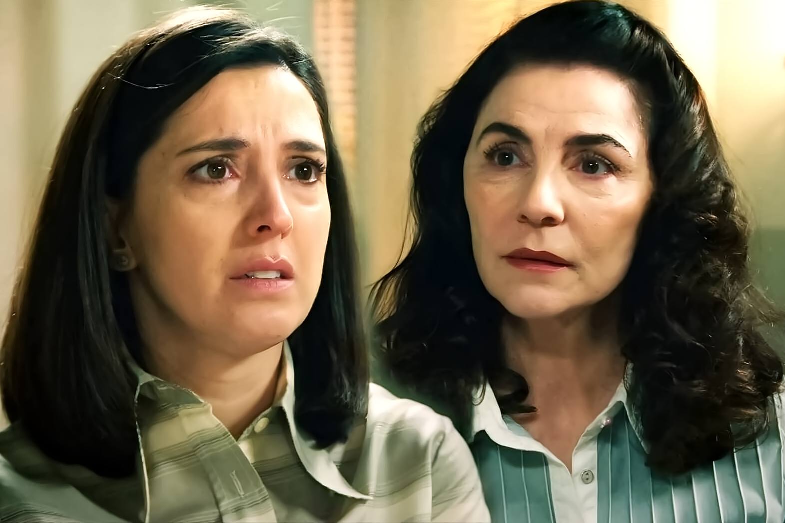 Luz y Digna terriblemente preocupadas por el estado de Luis en Sueños de libertad