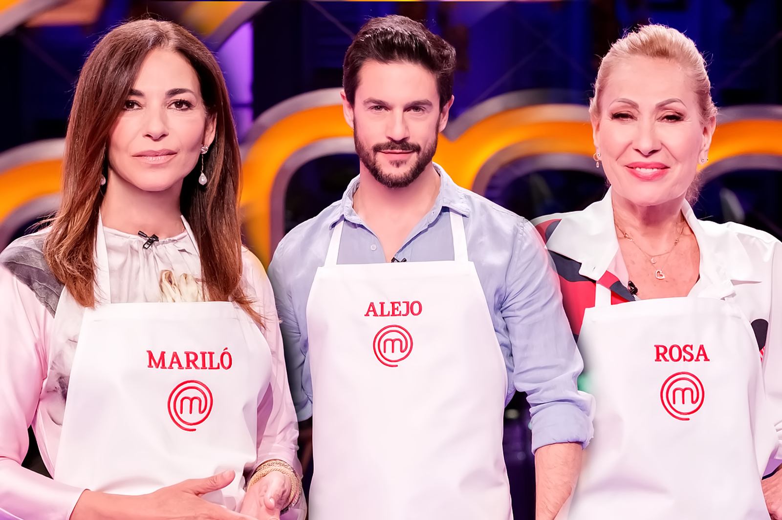 Mariló Montero, Alejo Sauras y Rosa Benito, aspirantes famosos de la décima edición de MasterChef Celebrity