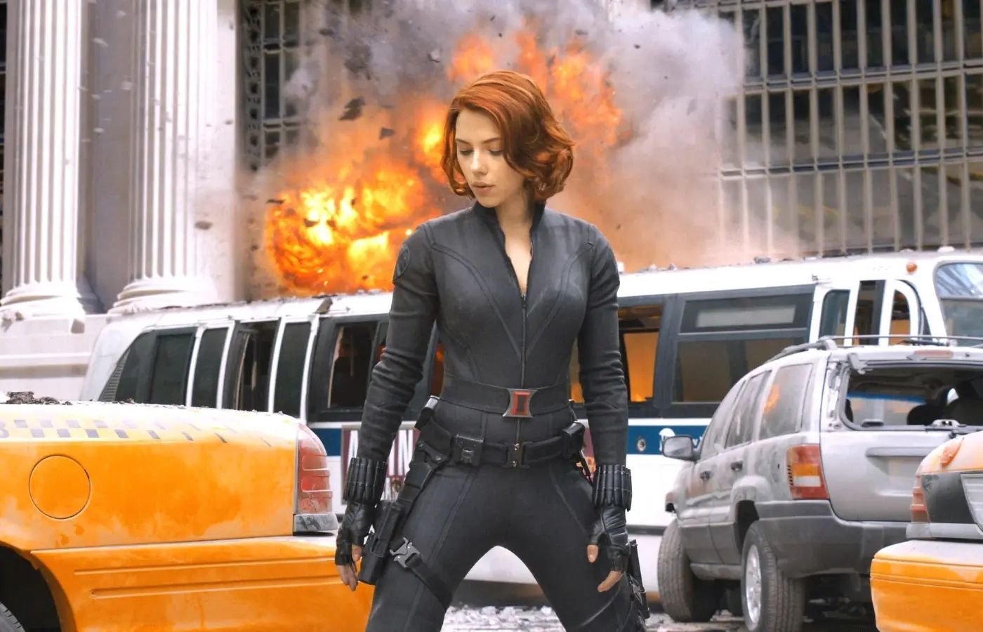 Scarlett Johansson es Natasha Romanoff en Los Vengadores