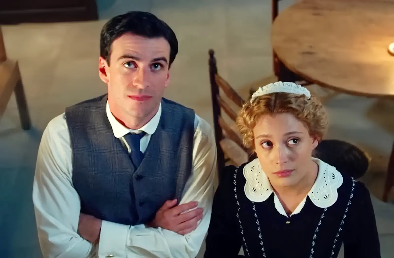 Alejandro Vergara y Ana Garcés, Abel y Jana en La Promesa