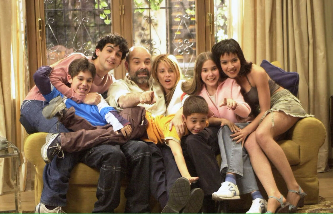 El reparto de Los Serrano, la serie emitida en Telecinco entre 2003 y 2008