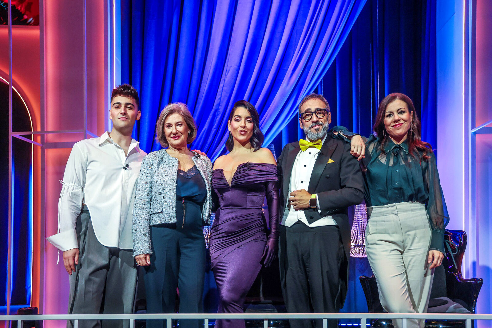 Presentadores y jurado de ARIA, locos por la ópera