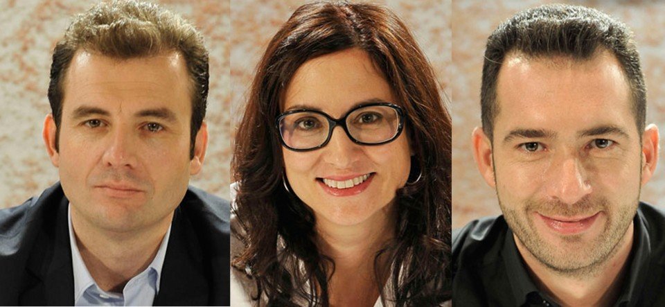 Sergi Vela, Amanda Laporte y David Pallás los mentores de Deja sitio para el postre