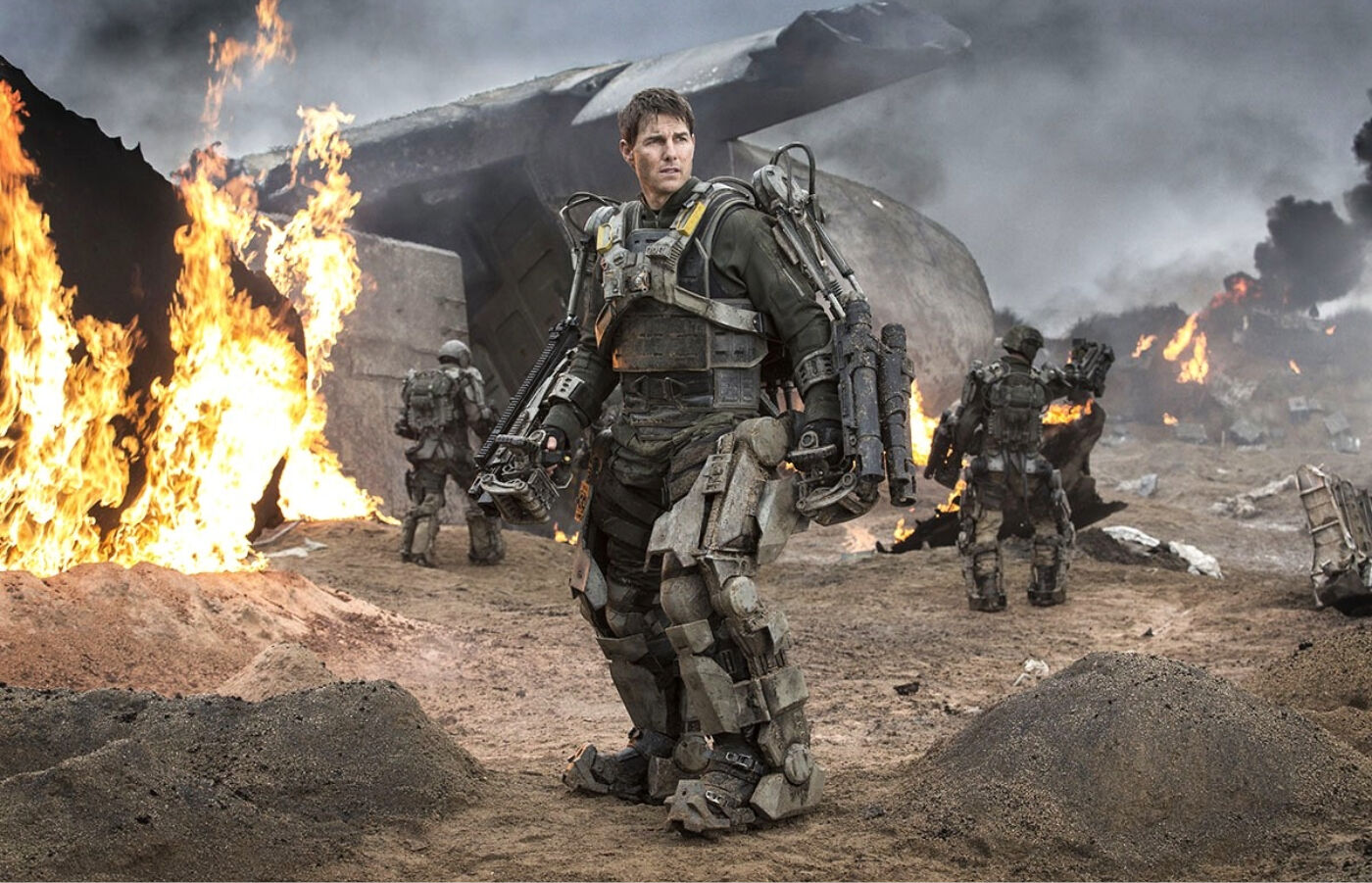 Tom Cruise protagoniza la película de acción y ciencia ficción Al filo del mañana 