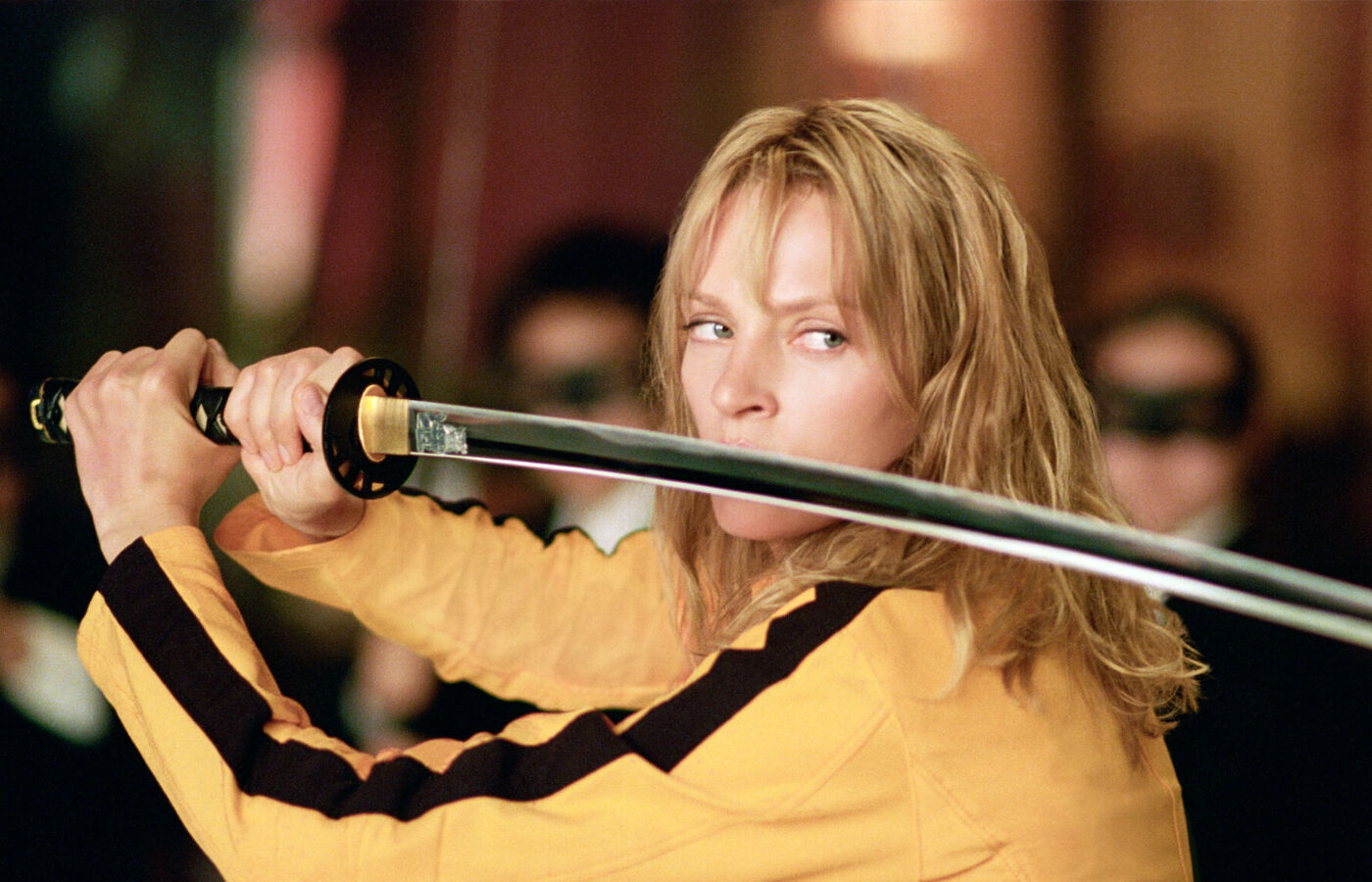 Quentin Tarantino dirige a Uma Thurman en la saga Kill Bill