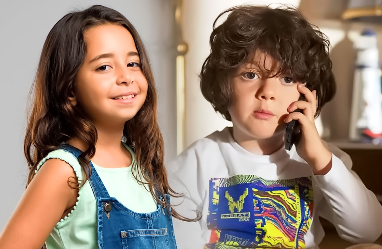 Beren Gökyıldız y Kuzey Gezer, los pequeños actores turcos que han emocionado al mundo en Mi hija y En tierra lejana