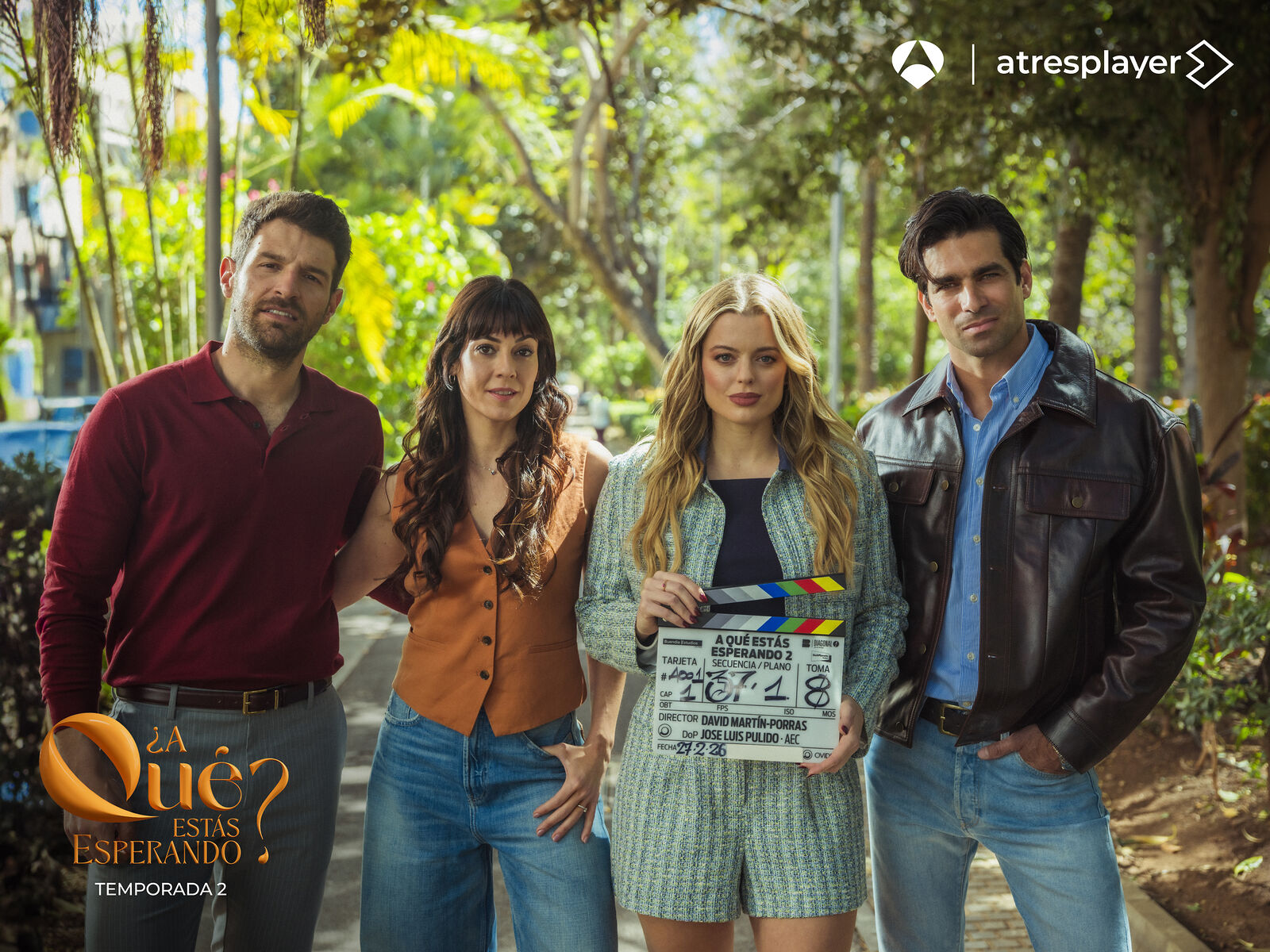 Primera imagen de rodaje de la temporada 2 de ¿A qué estás esperando