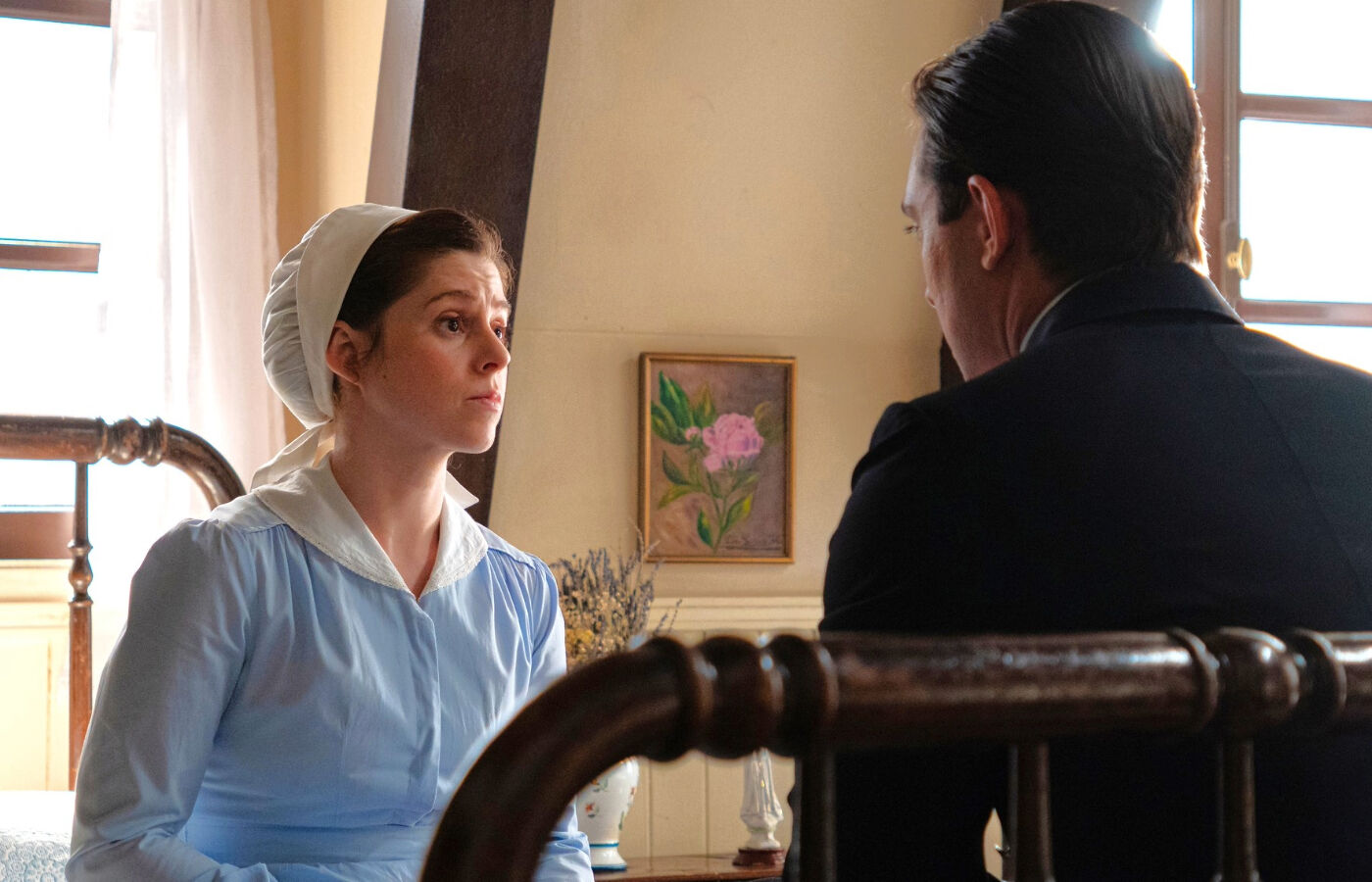 María le confiesa a Carlo su historia con Samuel en La Promesa
