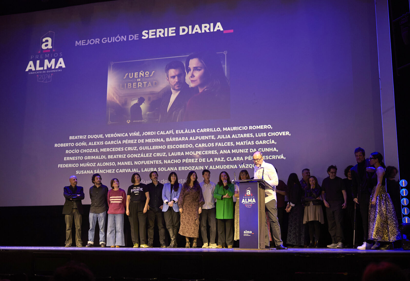 Sueños de libertad triunfa en los IX Premios ALMA del Sindicato de Guionistas