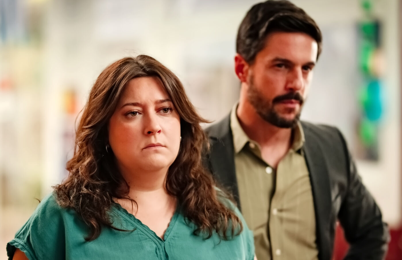 Mariona Terés y Alejo Sauras en Barrio Esperanza