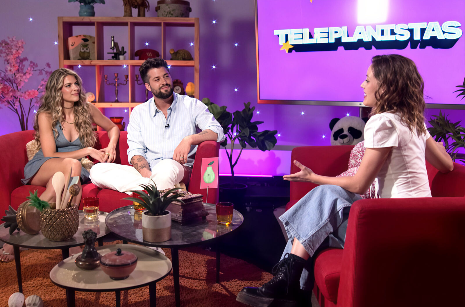 La actriz Ana Garcés visita Teleplanistas