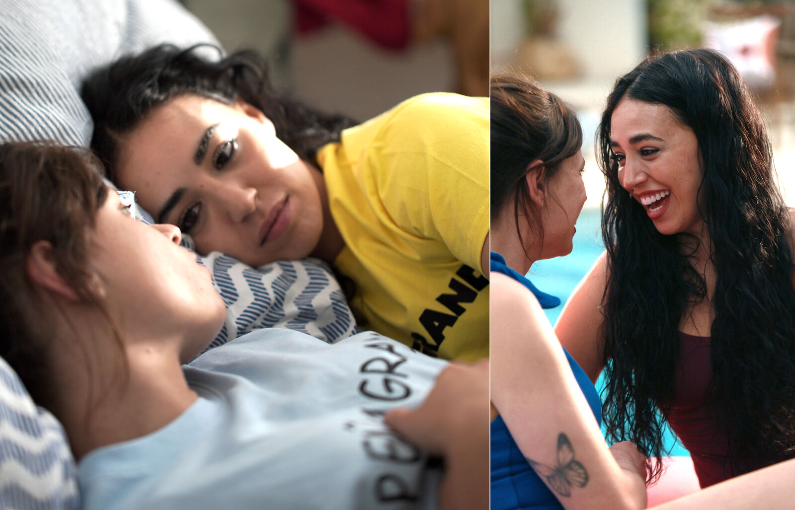 Marina Baeza y Carla Flila en Una novia por vacaciones