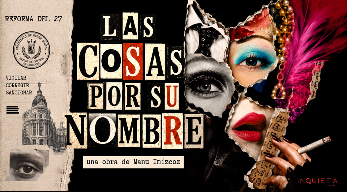 Cartel de la obra Las cosas por su nombre