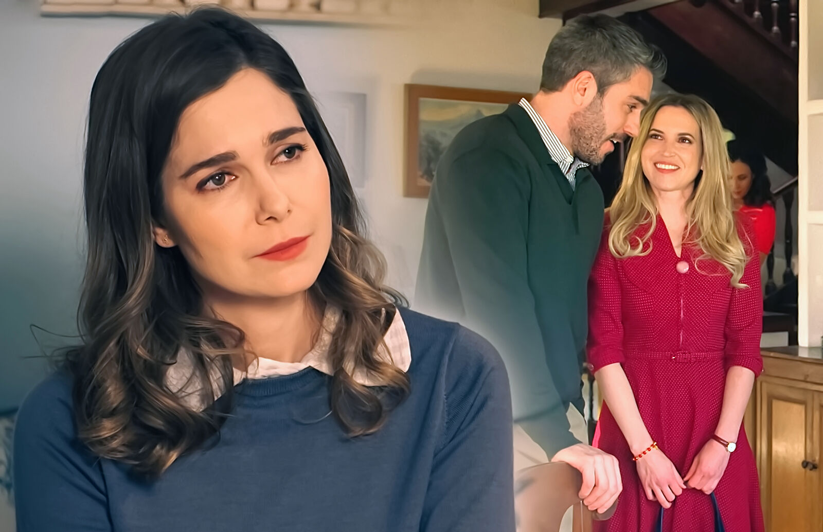 Begoña sufre al ver la felicidad de Andrés y Valentina en Sueños de libertad