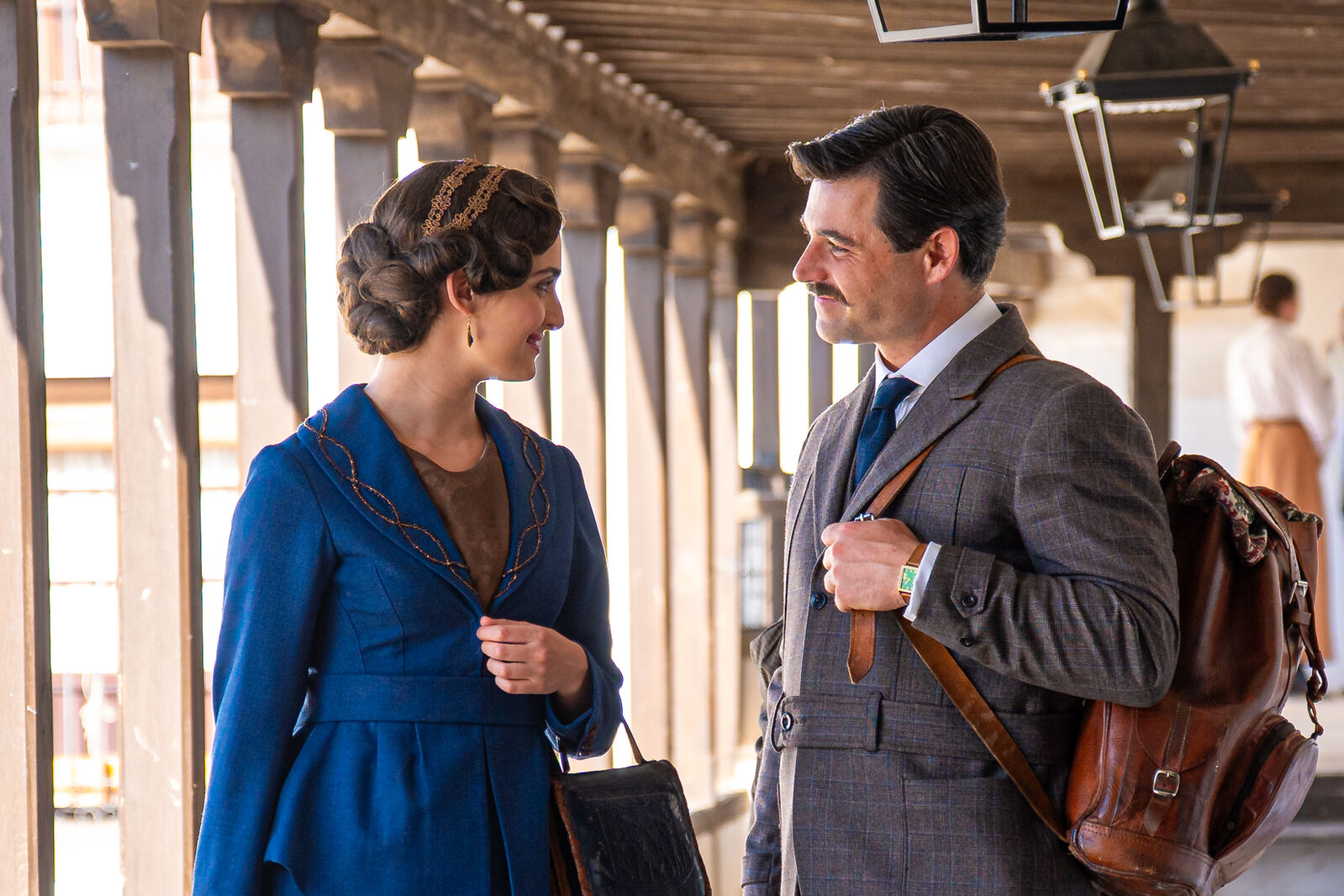 Julieta y Manuel durante su escapada en La Promesa