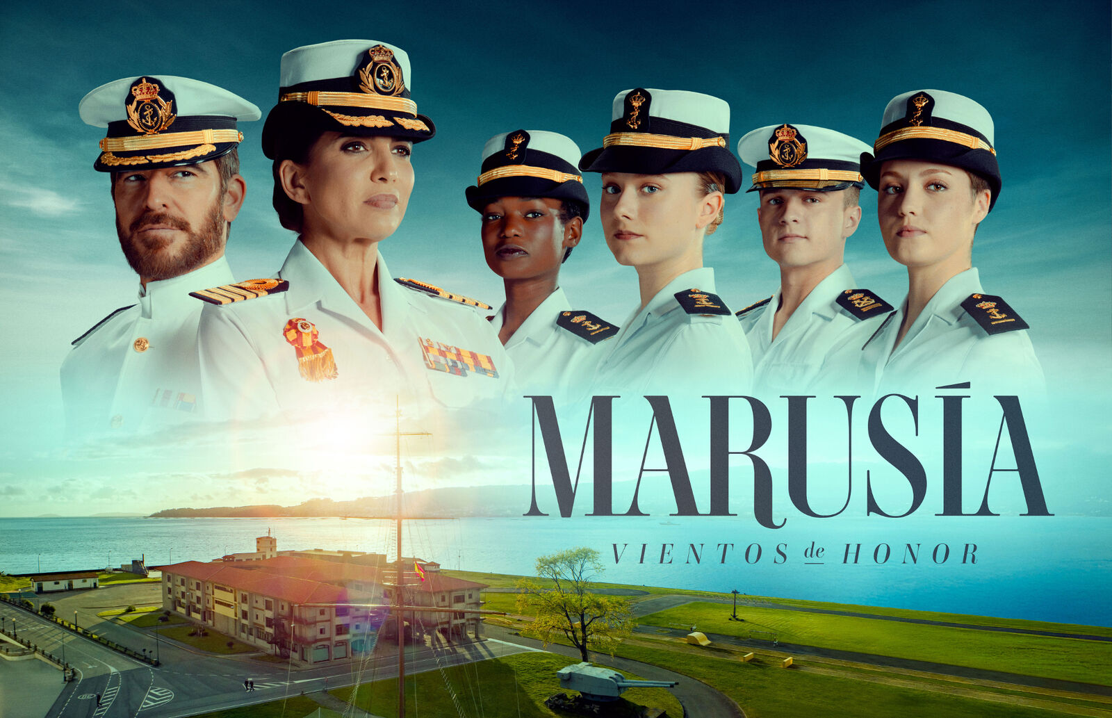 Cartel de la serie Marusía. Vientos de Honor