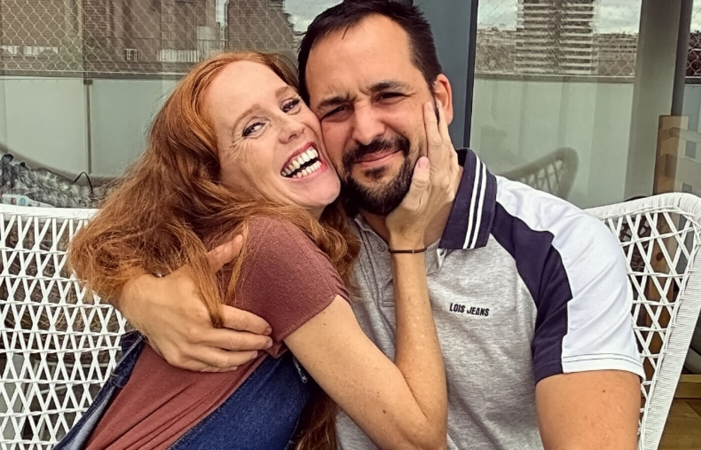 La actriz María Castro y su marido, José Manuel Villalba, con quien tiene tres hijas