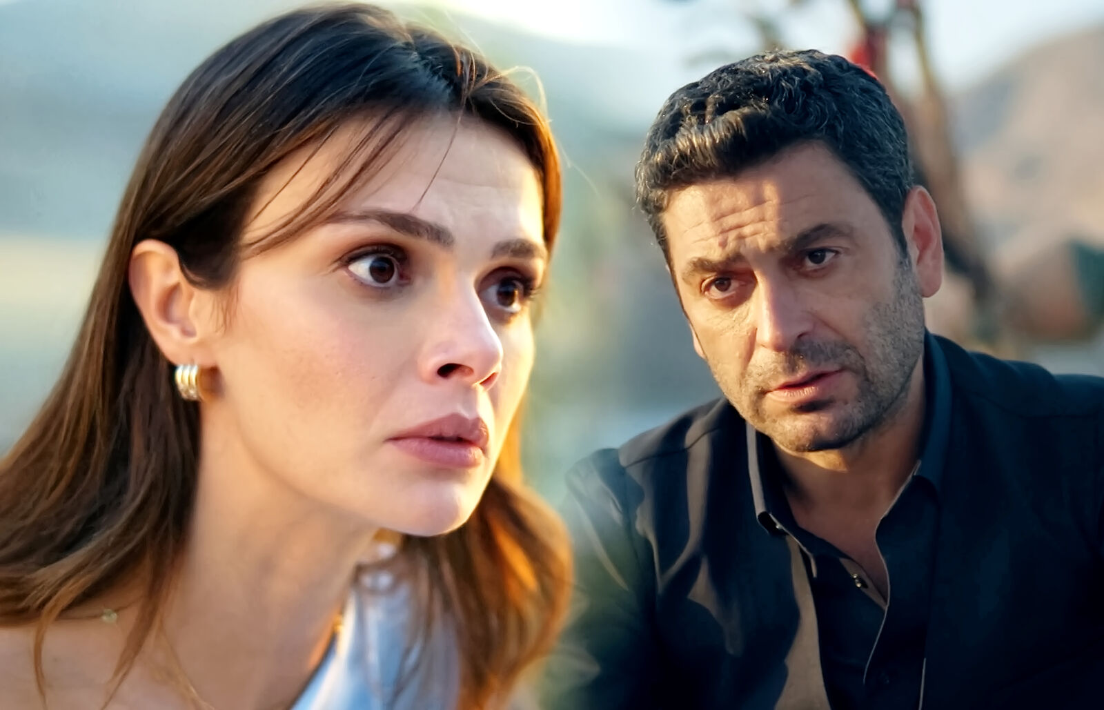 Alya asegura a Cihan que si Boran despierta, se divorciará de él, en En tierra lejana