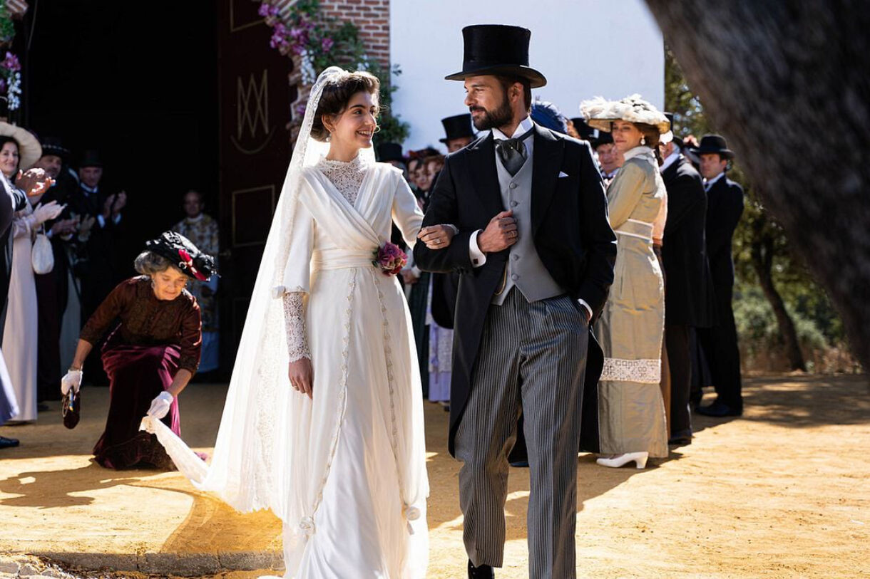 Jimena y Tomás contrajeron matrimonio en el primer capítulo de La Promesa