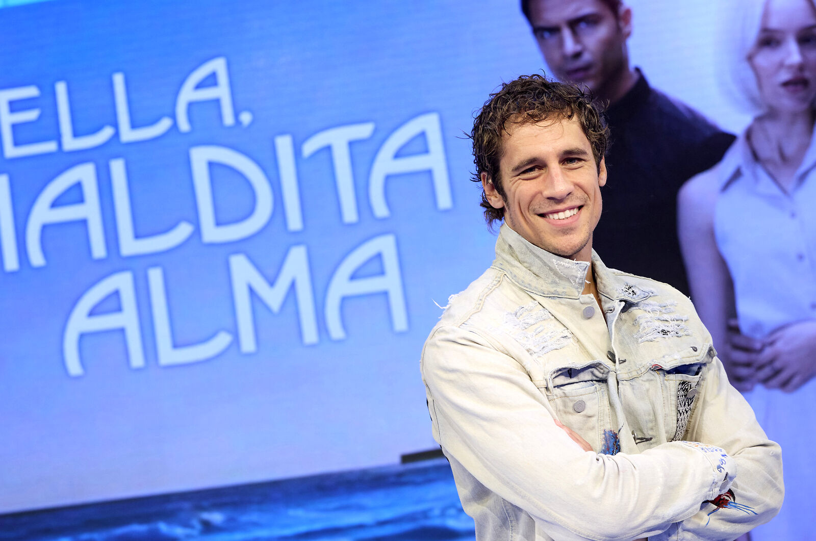 Martiño Rivas en la presentación de Ella, maldita alma