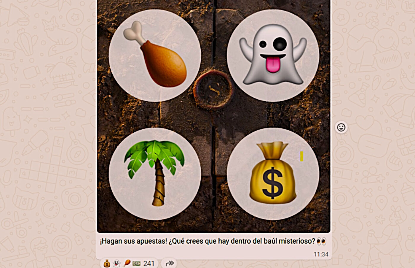Resultados de la encuesta que Valle Salvaje publicó en su canal oficial de WhatsApp