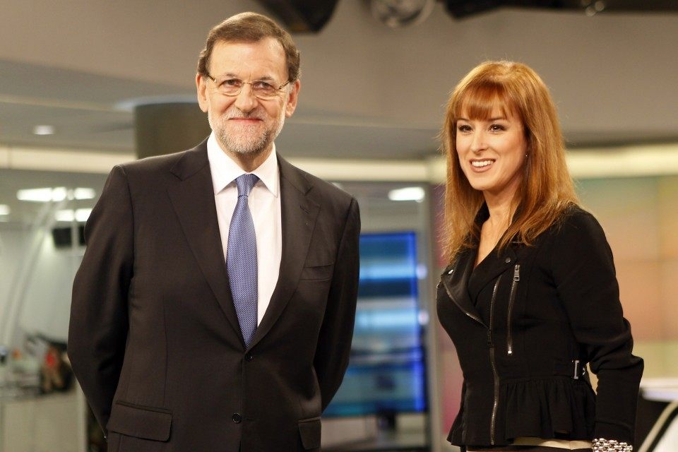 Mariano Rajoy concede su segunda entrevista conducida por la periodista Gloria Lomana