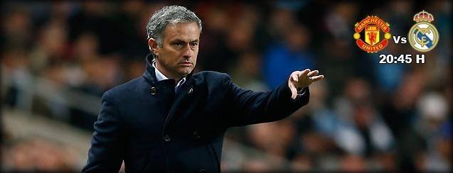 Manchester UnitedReal Madrid esta noche en La 1, José Mourinho está impaciente
