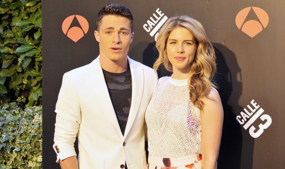 Emily Bett Rickards y Colton Haynes en Madrid, promocionan la segunda temporada de Arrow