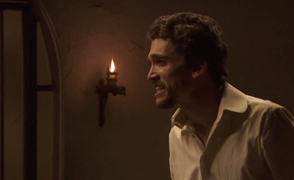 Hernando visita a Elías y se le enfrenta, en El secreto de Puente Viejo