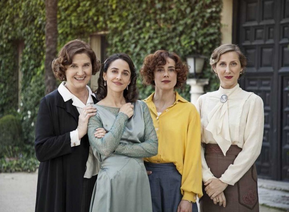 Macarena García, Patricia López Arnaiz, Ana Wagener y Cecilia Freire graban las últimas escenas de La otra mirada