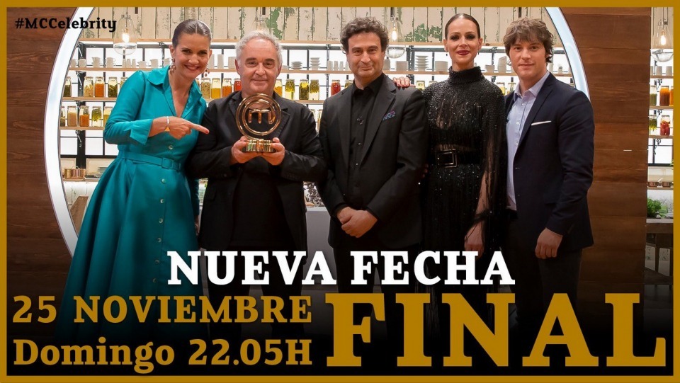 La gran final de MasterChef Celebrity 3, con Ferrán Adrià como invitado, el domingo 25 de noviembre en La 1