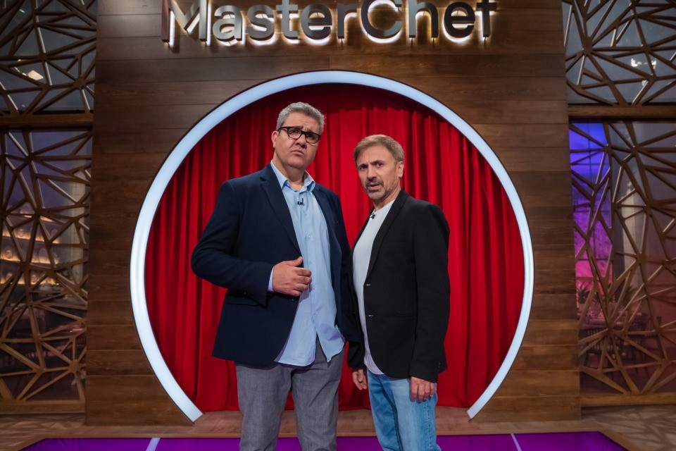 Florentino Fernández y José Mota, protagonistas de la primera prueba del programa 10 de MasterChef Celebrity 4