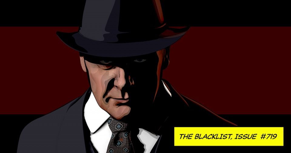 Imagen animada de James Spader en el último capítulo de la séptima temporada de The Blacklist