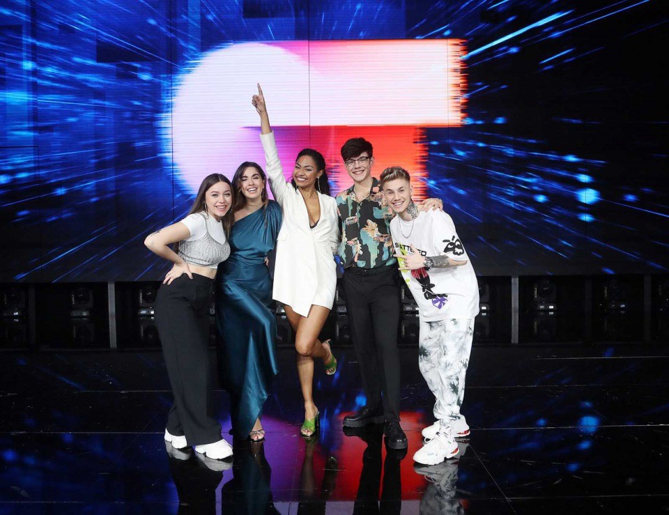 Eva, Anaju, Nia, Flavio y Hugo, finalistas de OT 2020