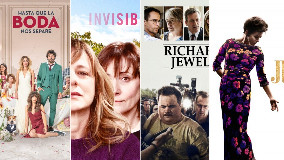Hasta que la boda nos separe, Invisibles, Richard Jewell y Judy, películas de estreno en octubre en Movistar+