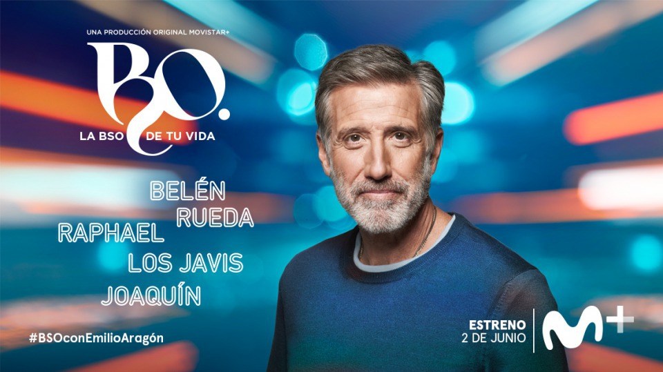 B.S.O., el programa original Movistar+ dirigido y presentado por Emilio Aragón, se estrena el miércoles 2 de junio