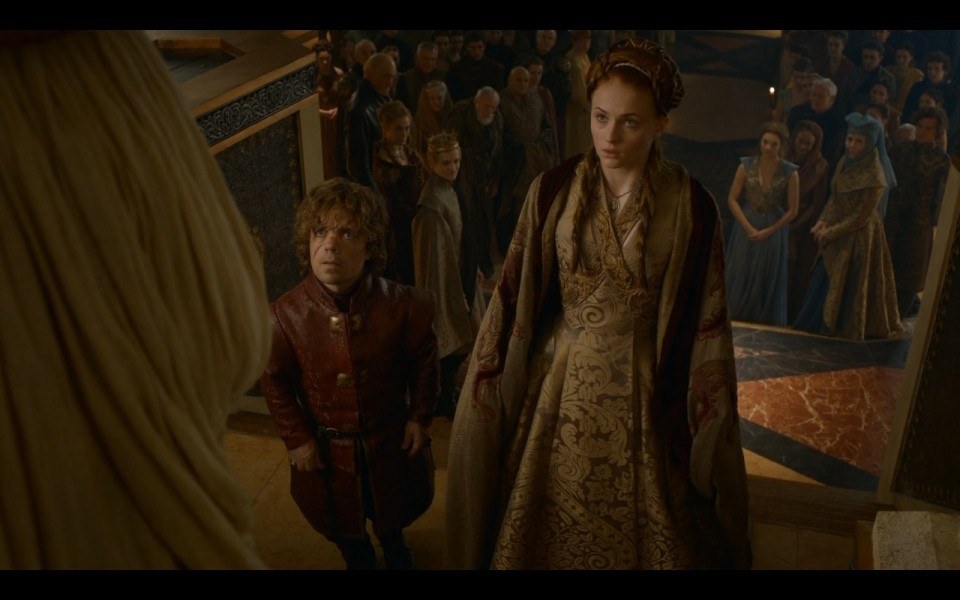 Sansa Stark y Tyrion Lannister celebran su boda en Juego de Tronos