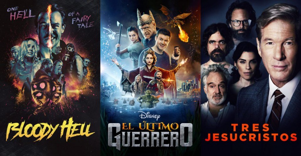 Bloody Hell, El último guerrero y Tres jesucristos, estrenos de cine inédito en septiembre en Movistar