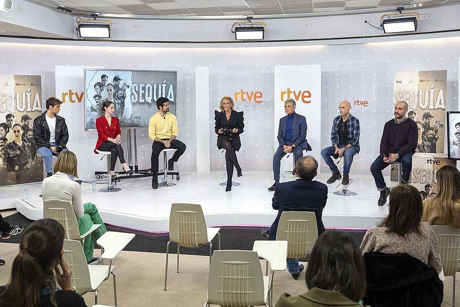 Rueda de prensa de la nueva serie de La 1 Sequía