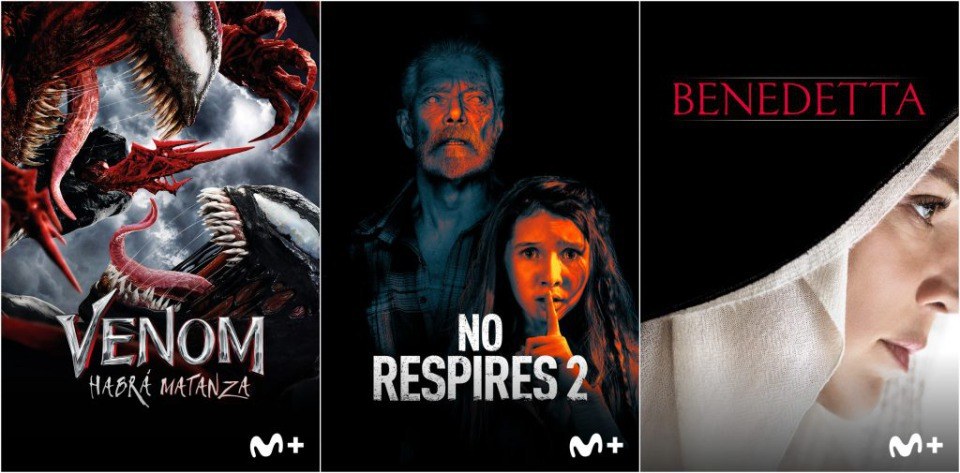 Venom 2: Habrá matanza, No respires 2 y Benedetta, películas de estreno en abril en Movistar+