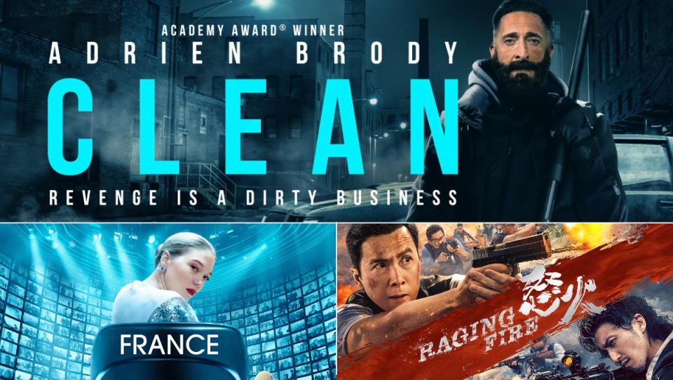Clean, France y Raging Fire, estrenos de cine inédito en abril de 2022 en Movistar+