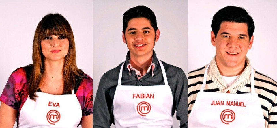 Eva, Fabián y Juan Manuel deberán luchar por ganar MasterChef el próximo martes 2 de julio, en TVE