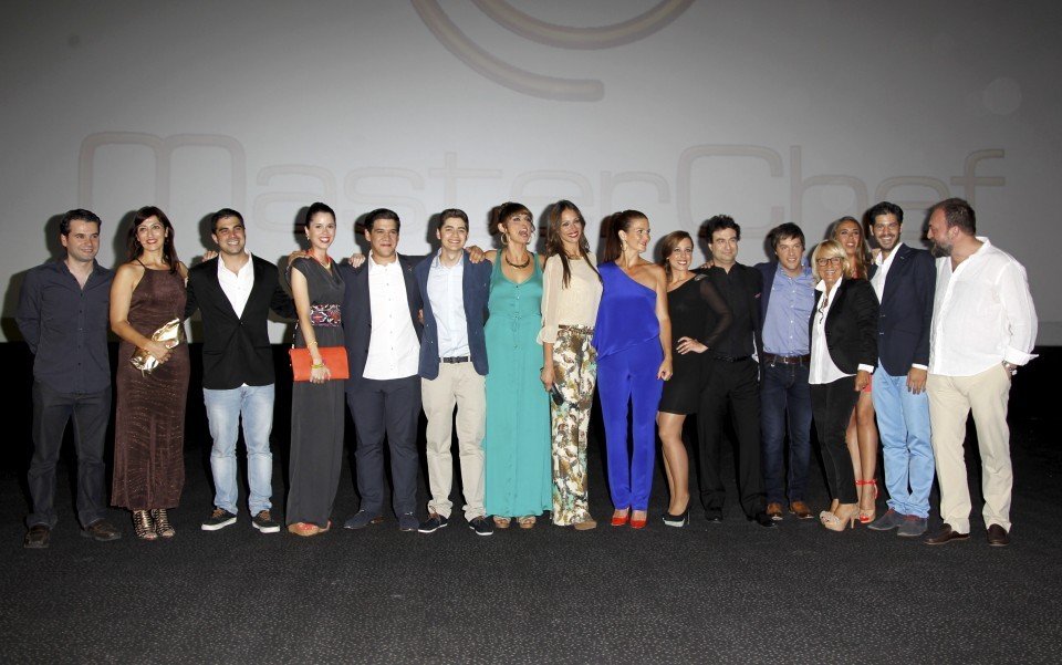 Ayer todos los participantes de Masterchef vieron la proyección de la final en el cine Kinépolis de Madrid