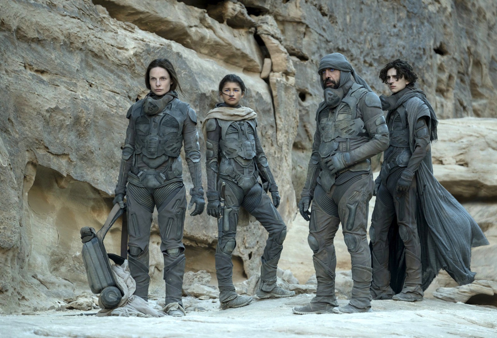 El reparto de Dune está liderado por Timothée Chalamet, al que acompañan Rebecca Ferguson, Zendaya o Javier Bardem